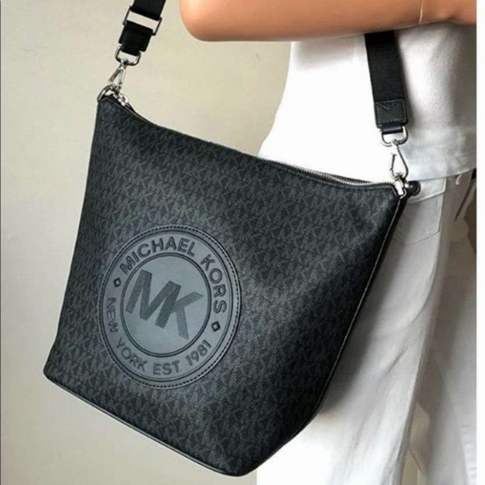 Michael Kors Dark Gray Messenger Bag